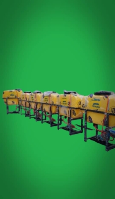 سم پاش 400لیتری مخزن زرد